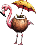 Flamingo Decal 4