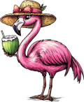 Flamingo Decal 5