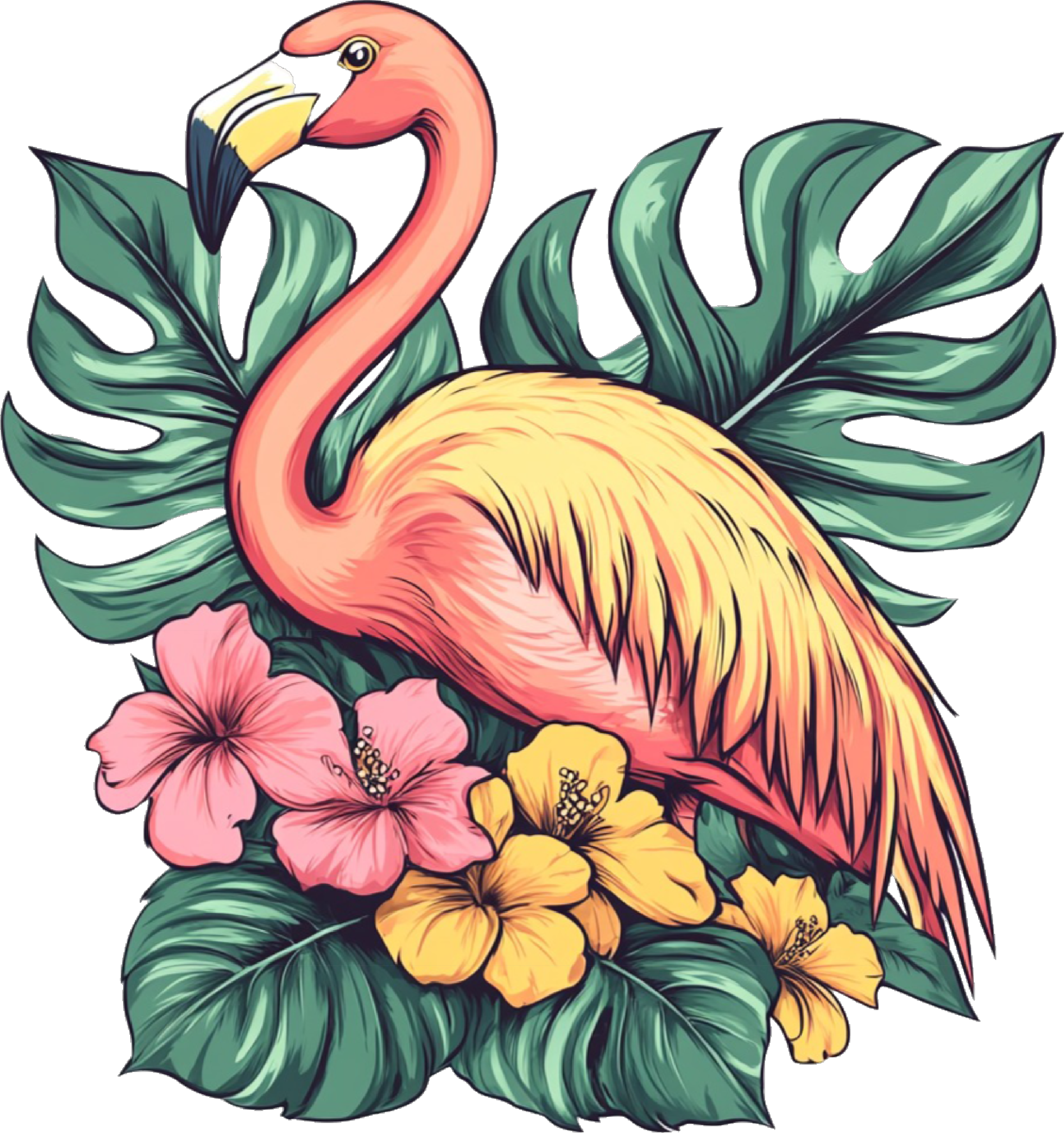 Flamingo Decal 6