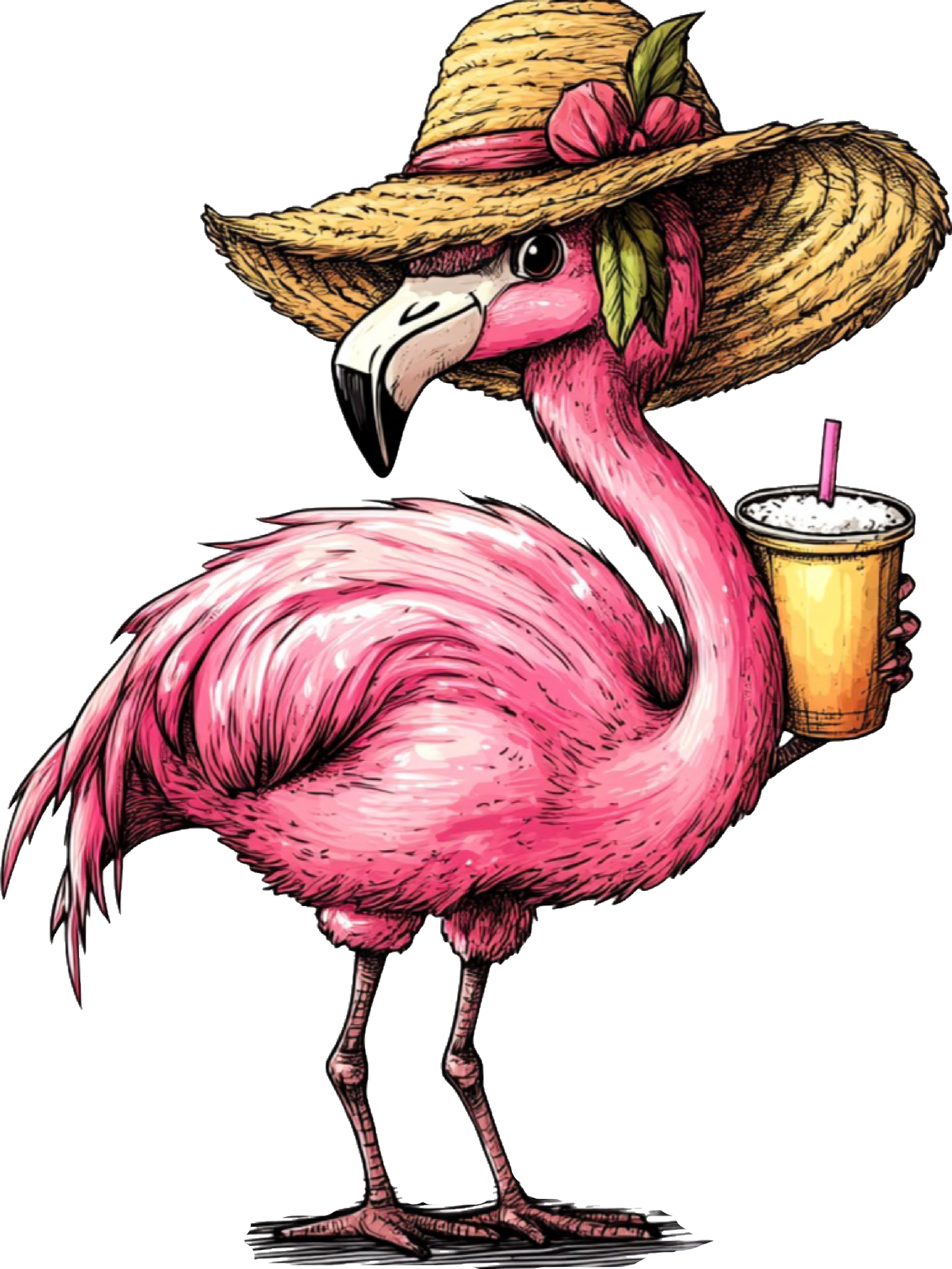 Flamingo Decal 9