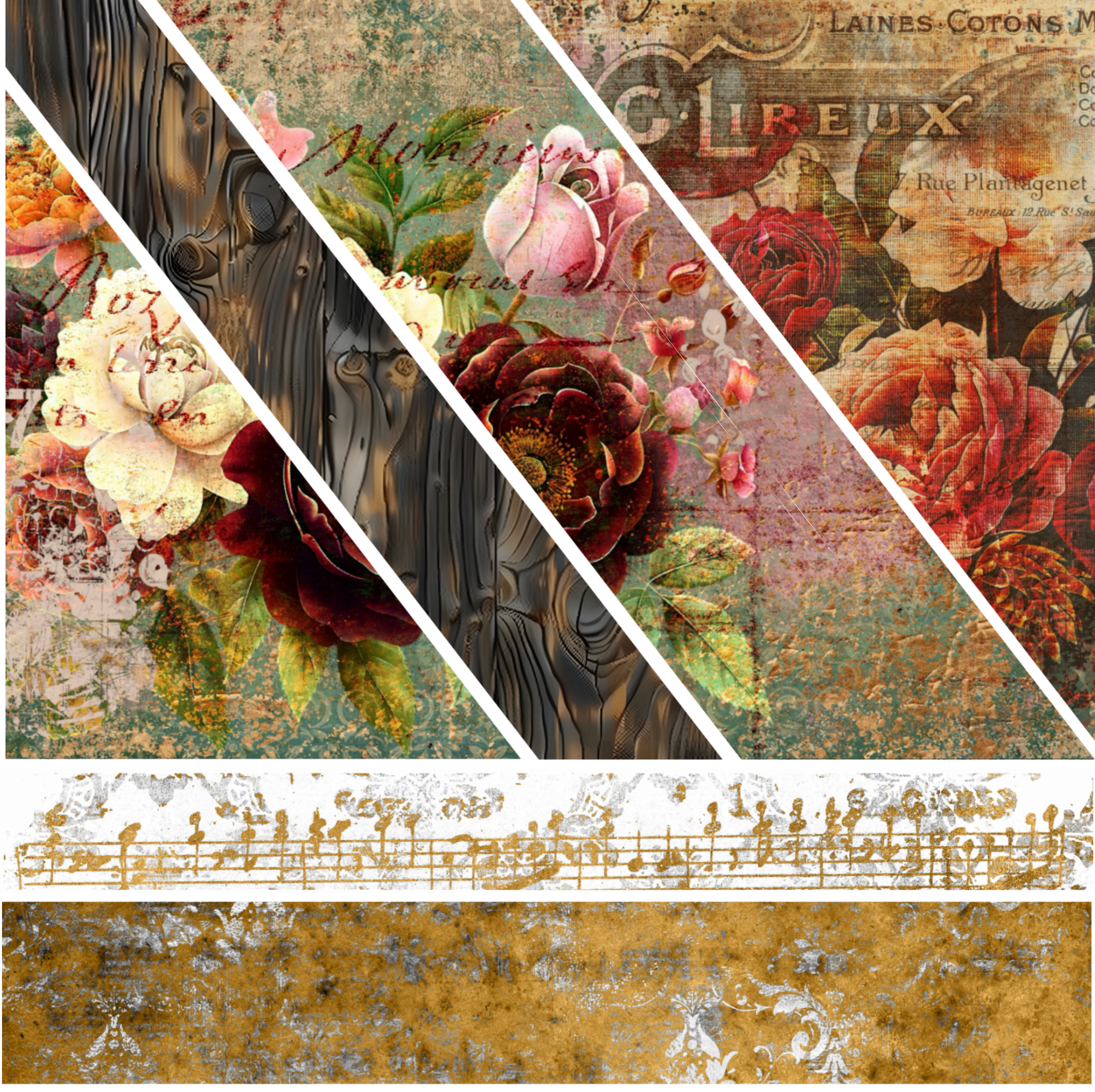 FLORAL MIXED MEDIA 4