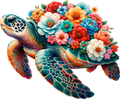Floral Sea Turtle 1