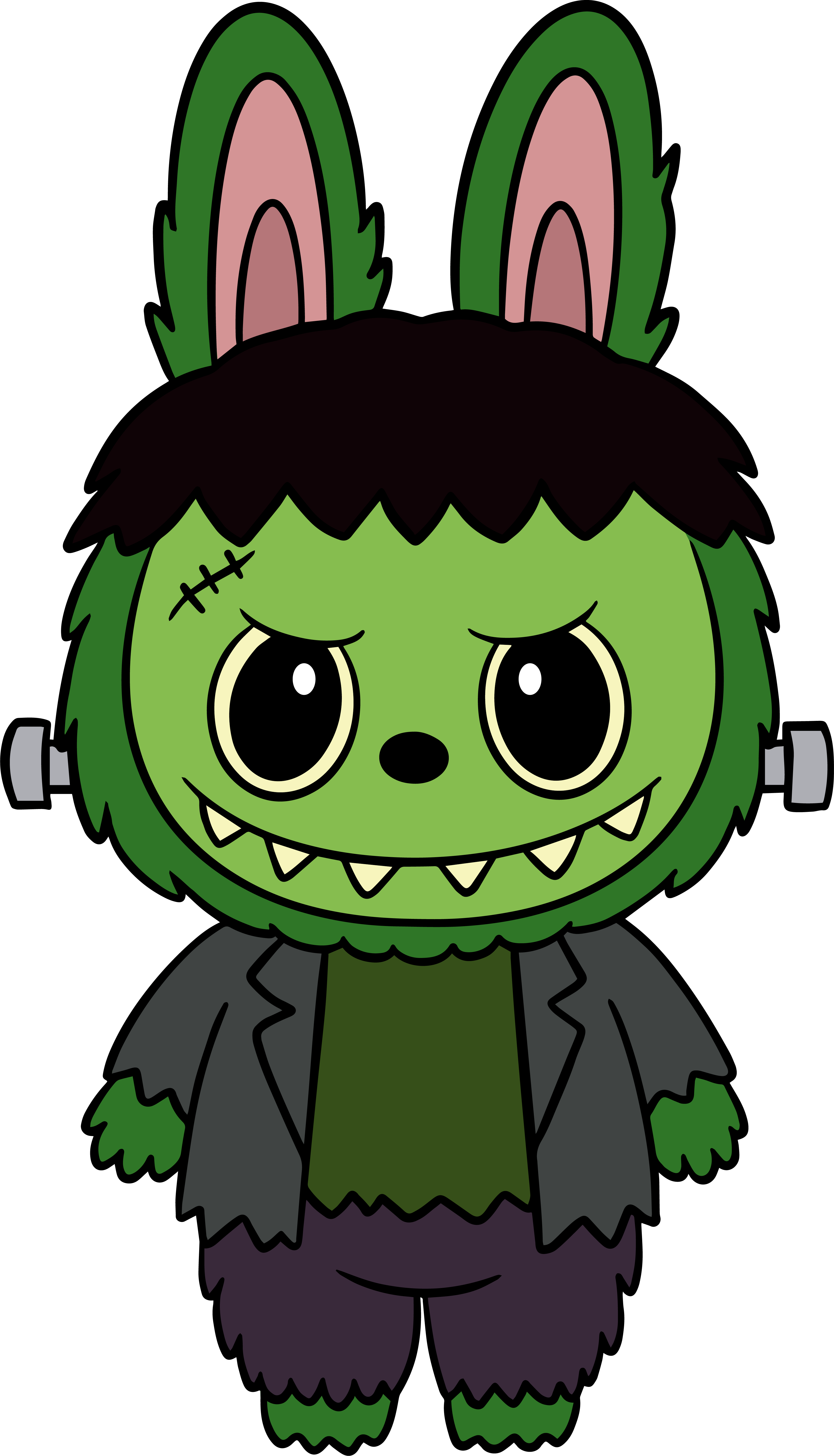 Halloween Labubu Frankenstein