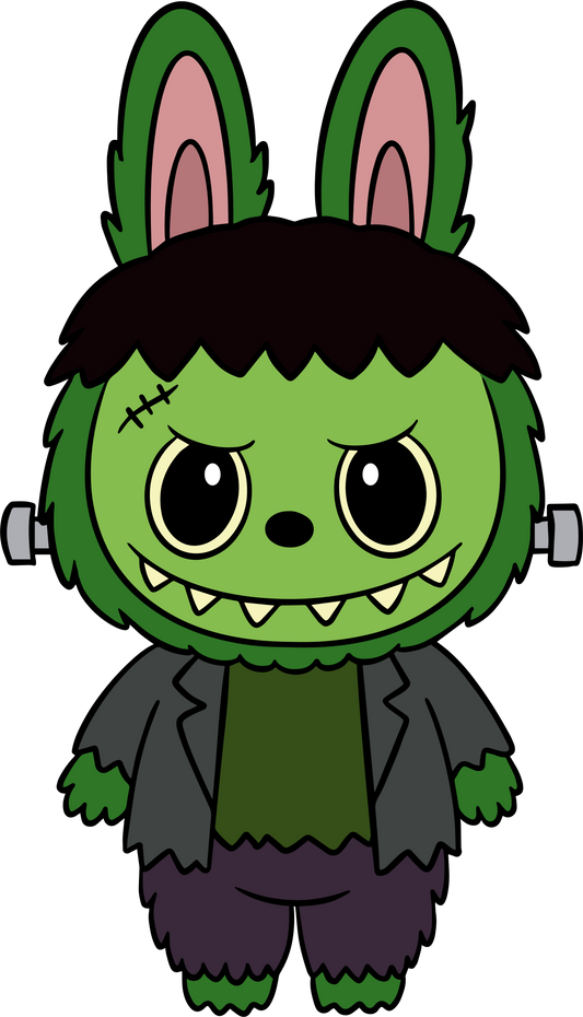 Halloween Labubu Frankenstein