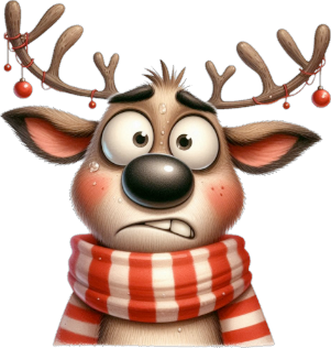 Funny Reindeer -Deer 1