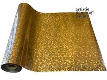 Gold Cracked Ice Foil