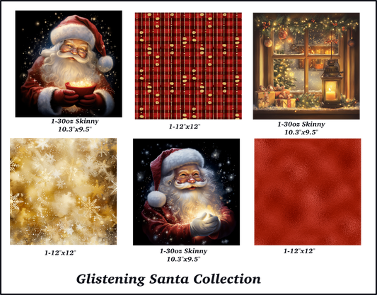 Glistening Santa Collection