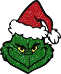 Green Guy Collection -Glittery Green Guy
