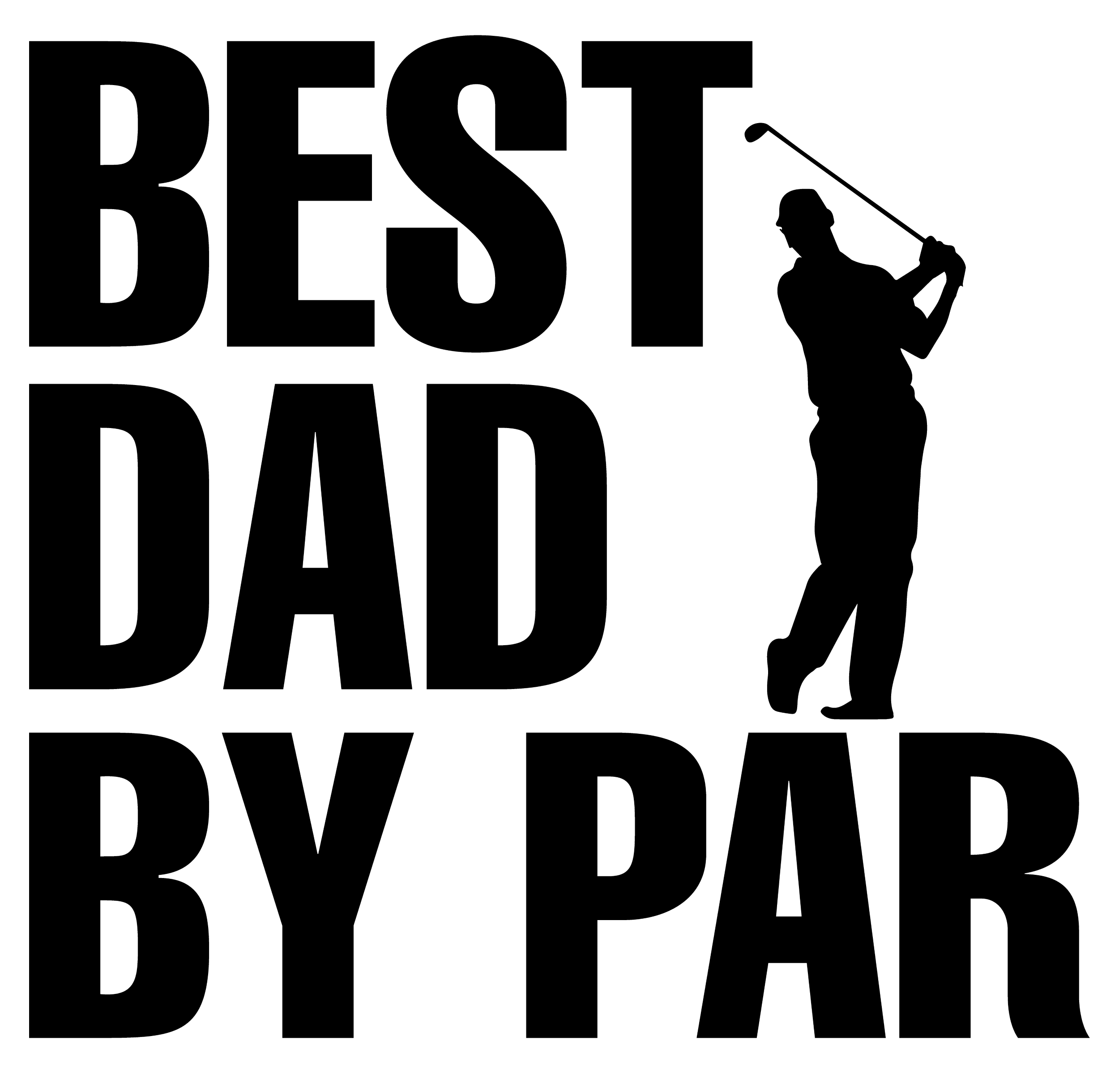 Golfer's Decal 1
