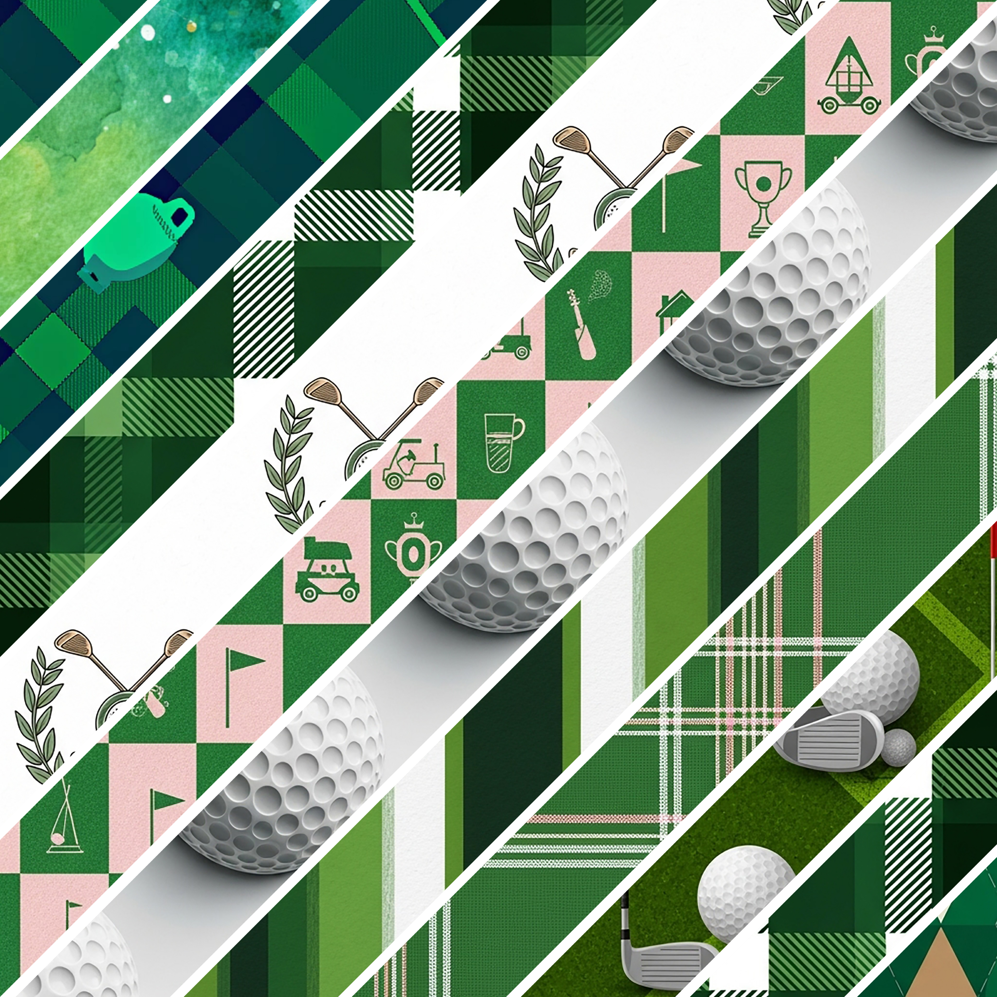 Golfer's Mixed Media 8
