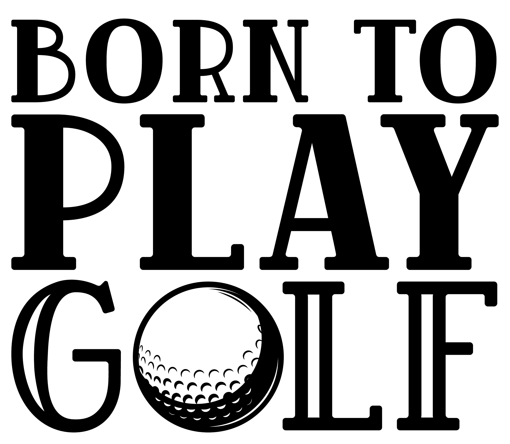 Golfer's Decal 3