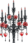 Gothic Candle Collection- Decal 6