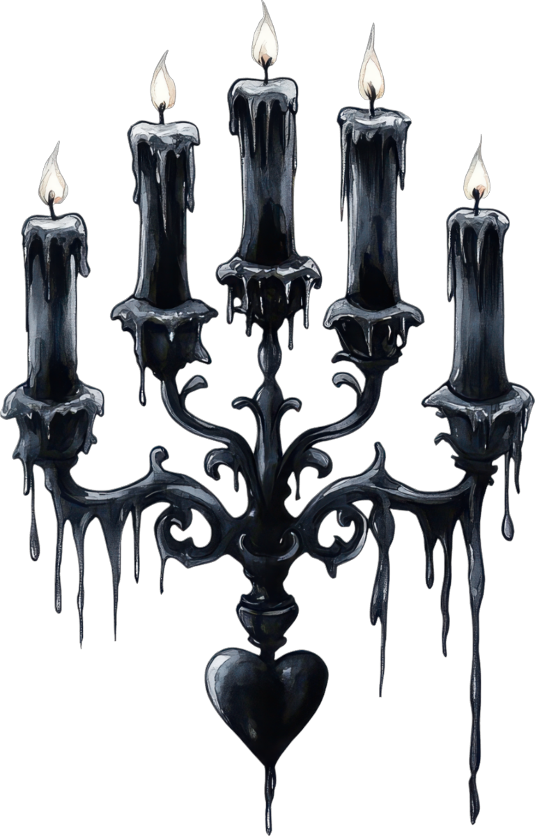 Gothic Candle Collection- Decal 7