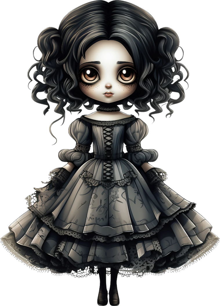 Gothic Doll Collection- Decal 3