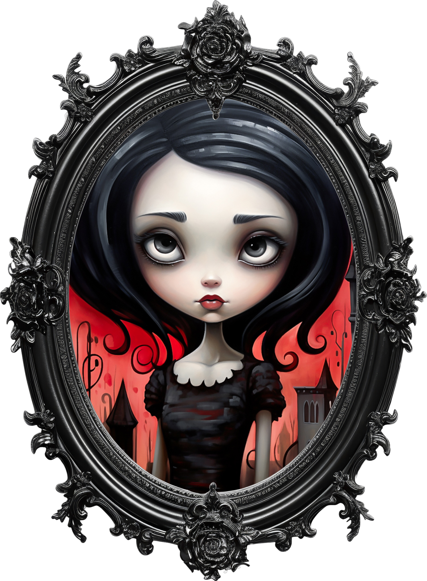 Gothic Portrait Collection- Decal 1