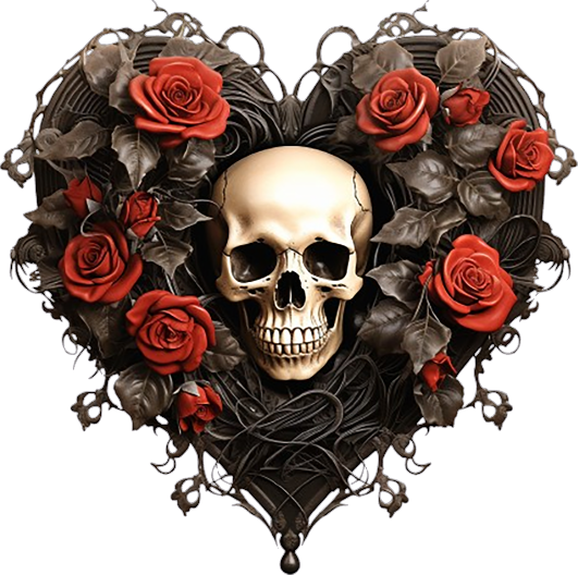 Gothic Red Rose Collection- Decal 2
