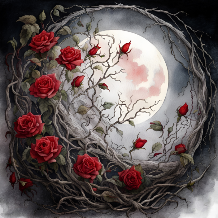 Gothic Red Rose Collection- Vinyl 1