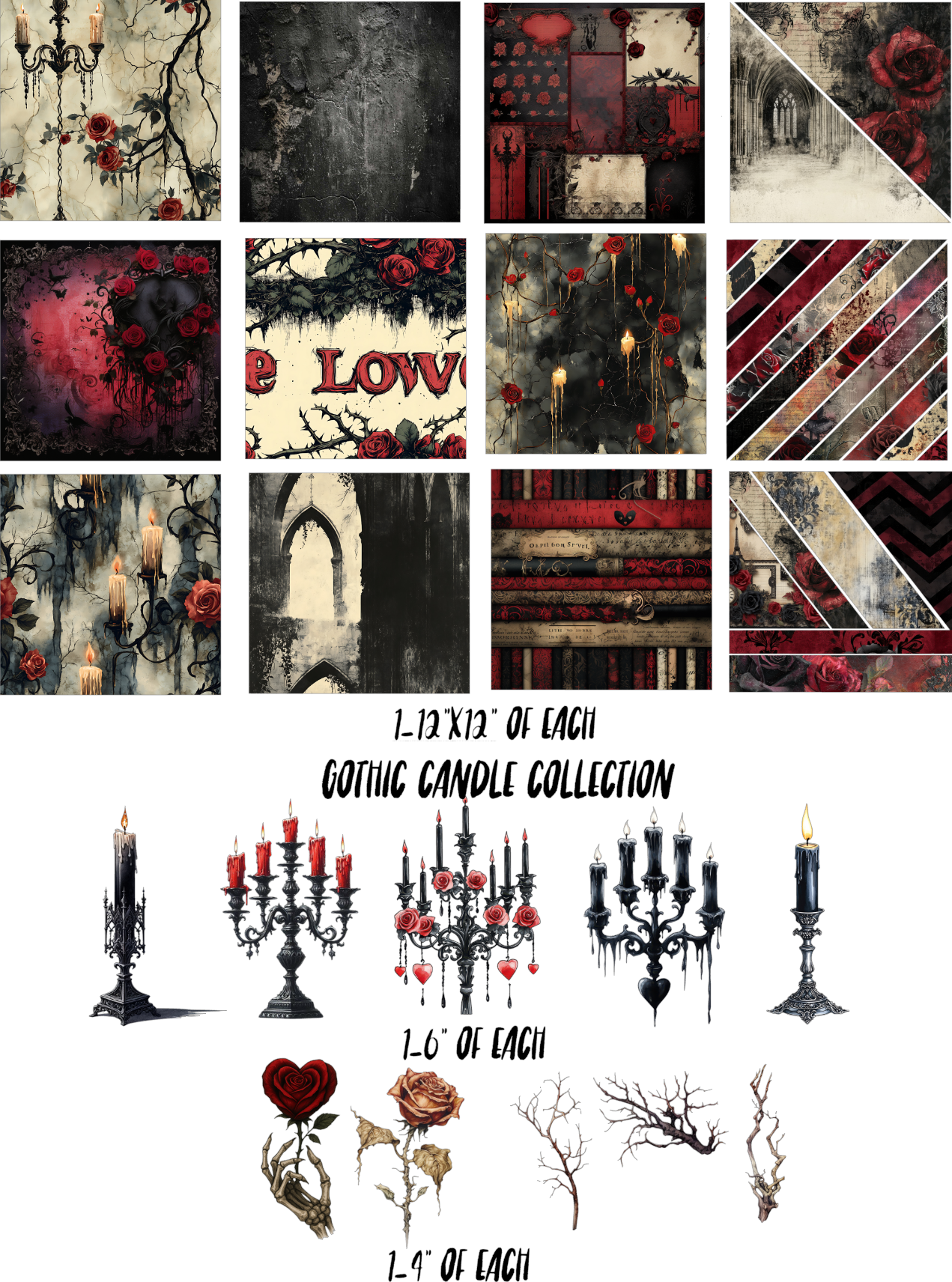 Gothic Candle Collection