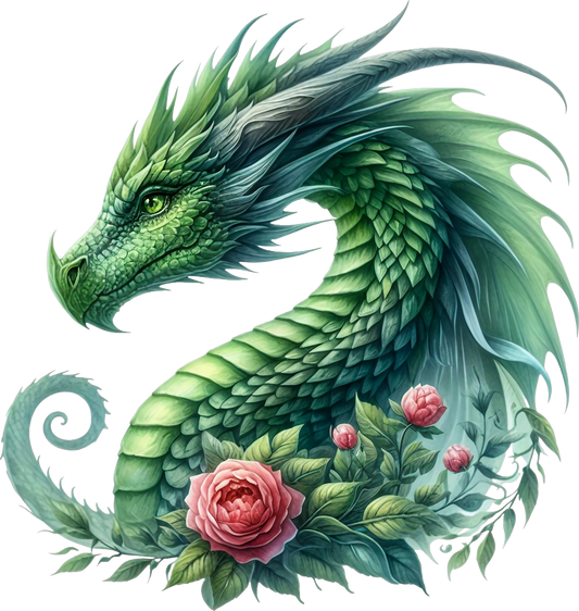 Green Flower Dragon