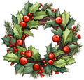Green Gnome-Wreath