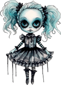 Grey Haired Dead Doll