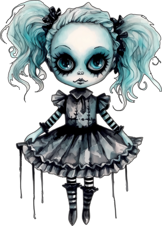 Grey Haired Dead Doll