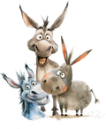 Grinning Donkeys
