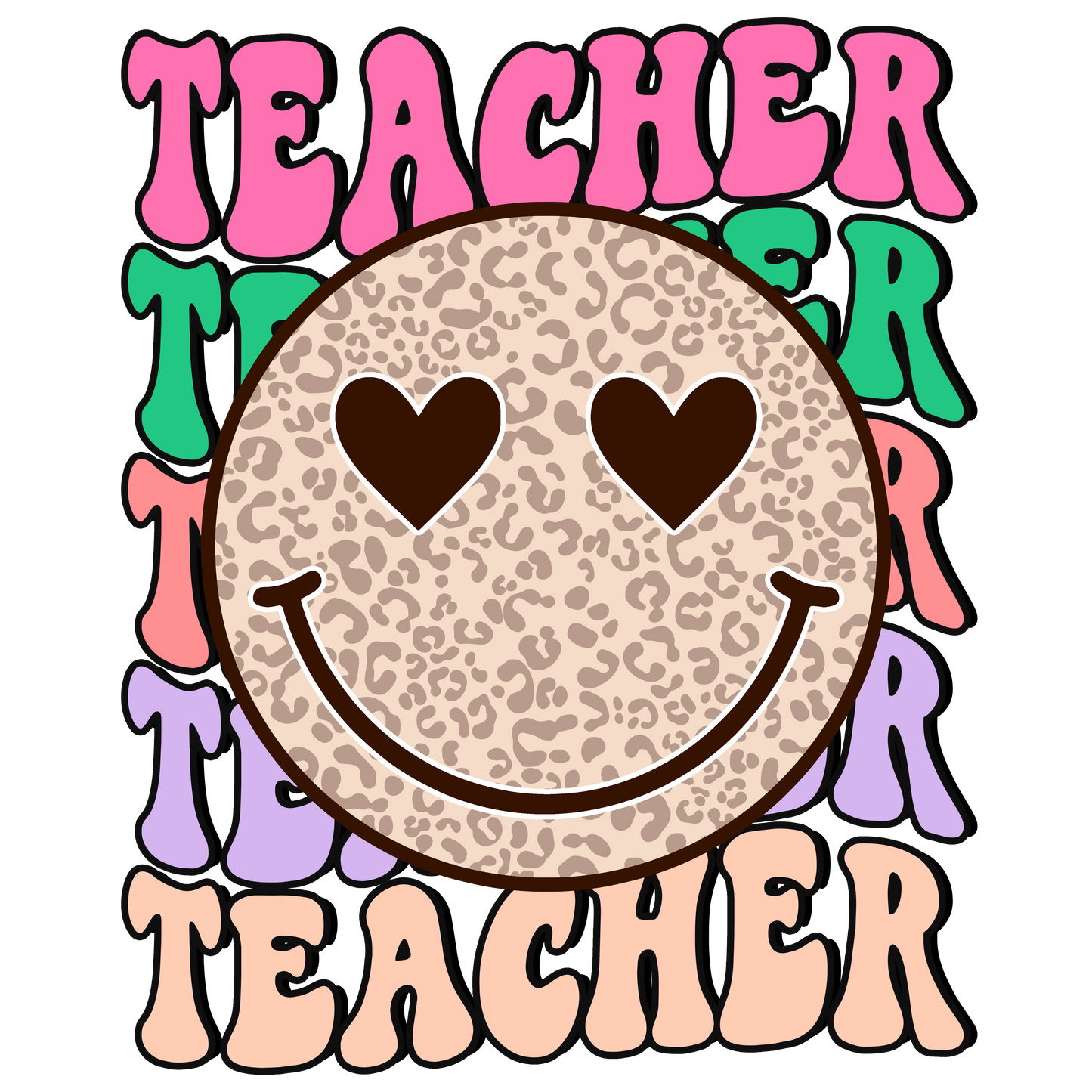 Teacher Face Decal