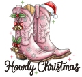 Western Christmas Decal 6