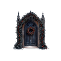 Gothic Christmas Decal 42