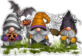Halloween Gnome Trio