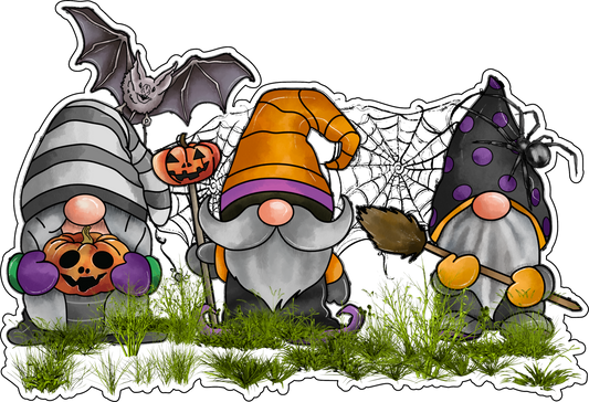 Halloween Gnome Trio