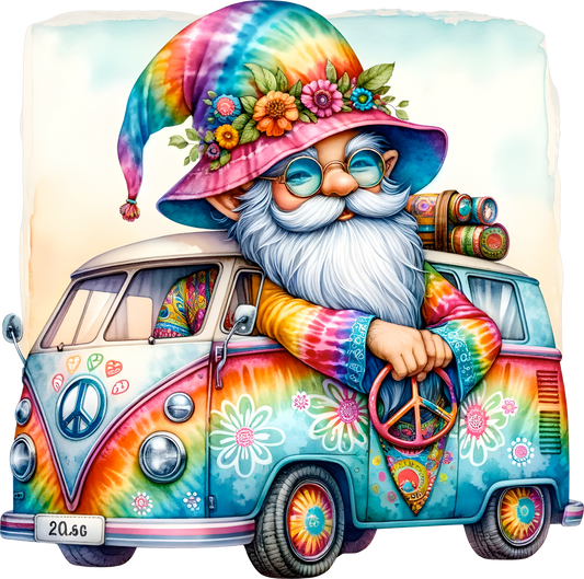 Hippie Gnome in Van