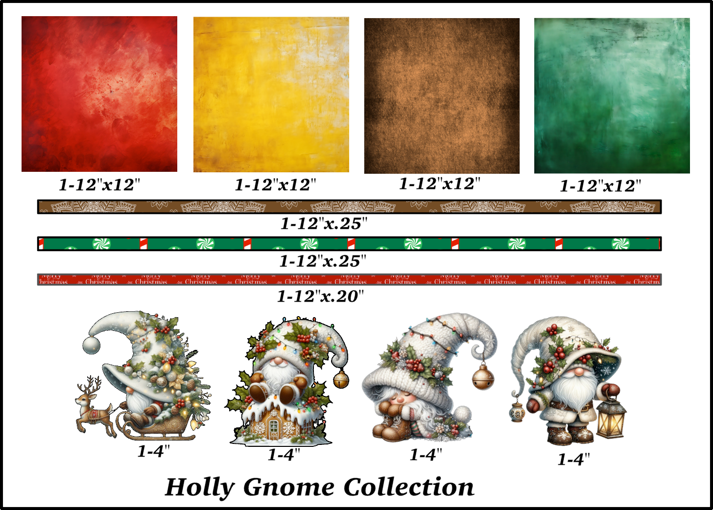 Holly Gnome Collection