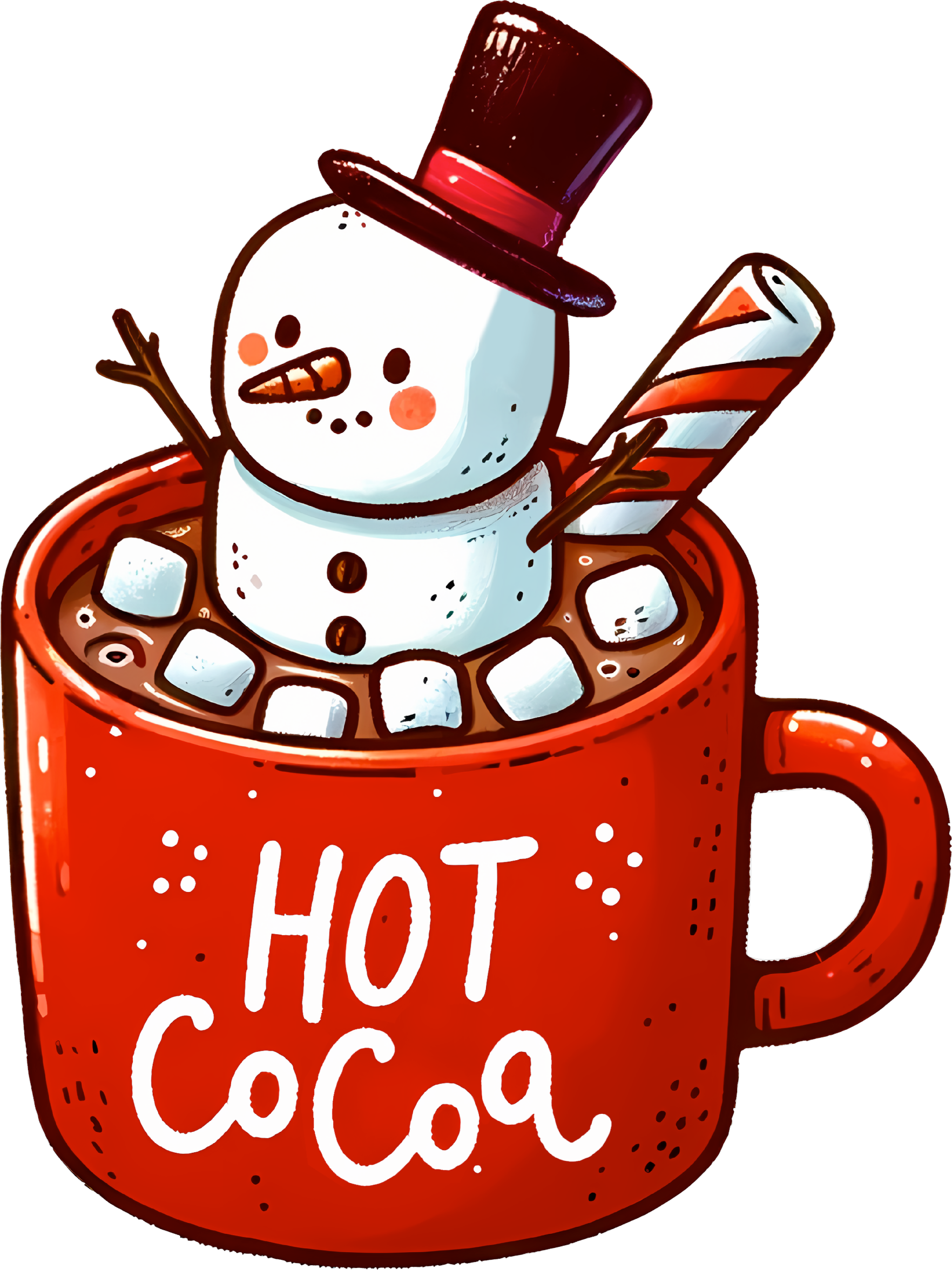 Hot Cocoa Snowman
