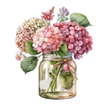 Hydrangea Decal 11