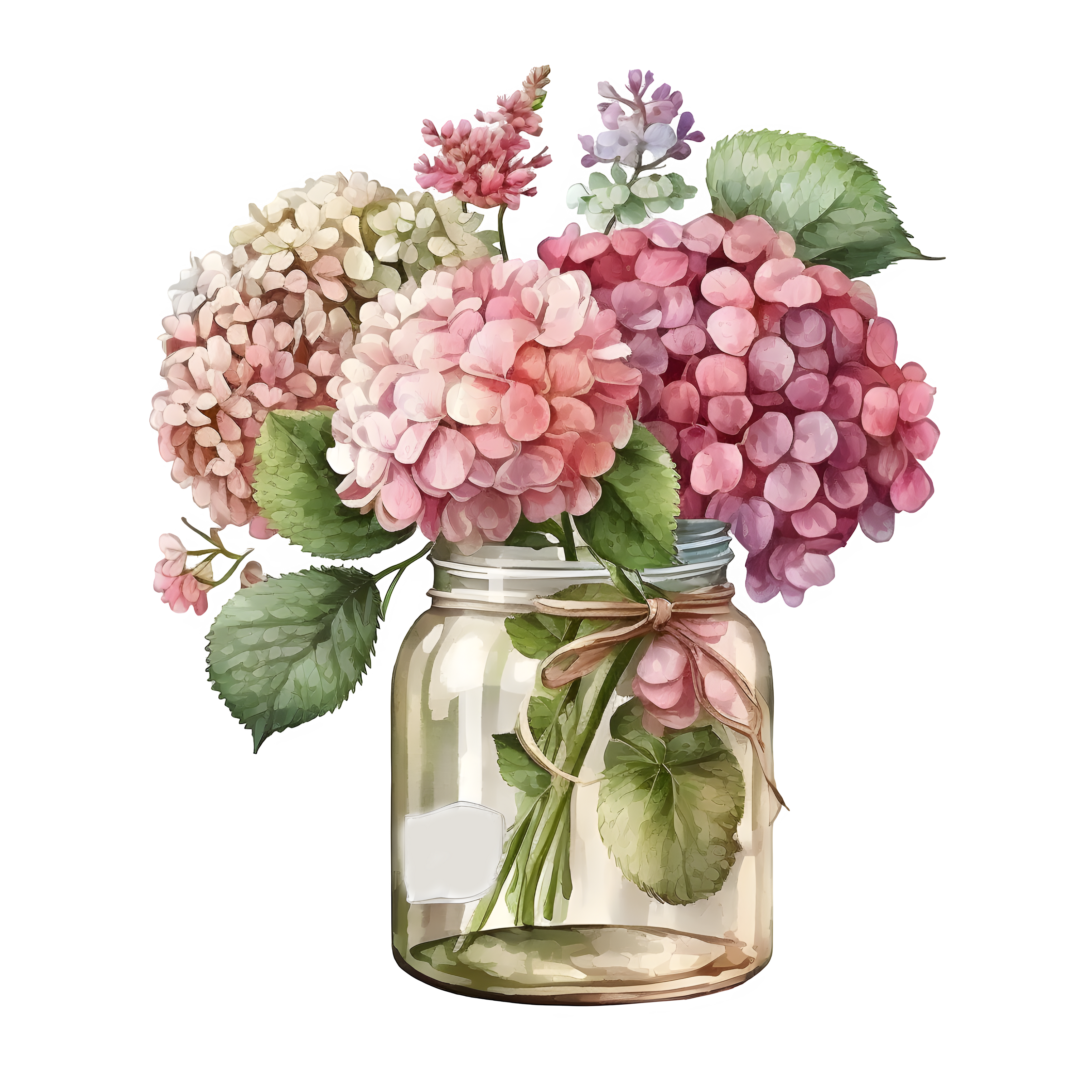 Hydrangea Decal 11