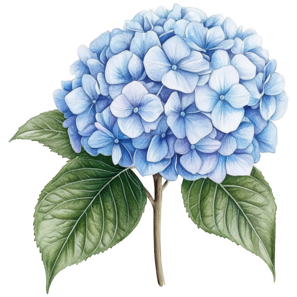 Hydrangea Decal 13