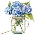 Hydrangea Decal 15
