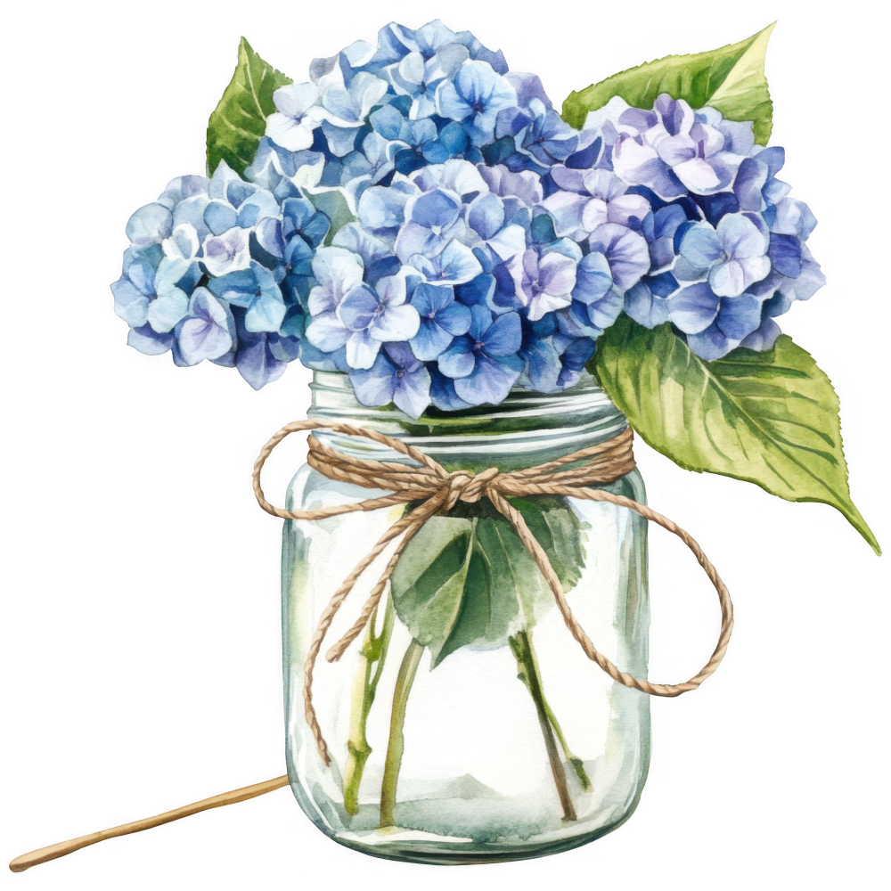 Hydrangea Decal 15