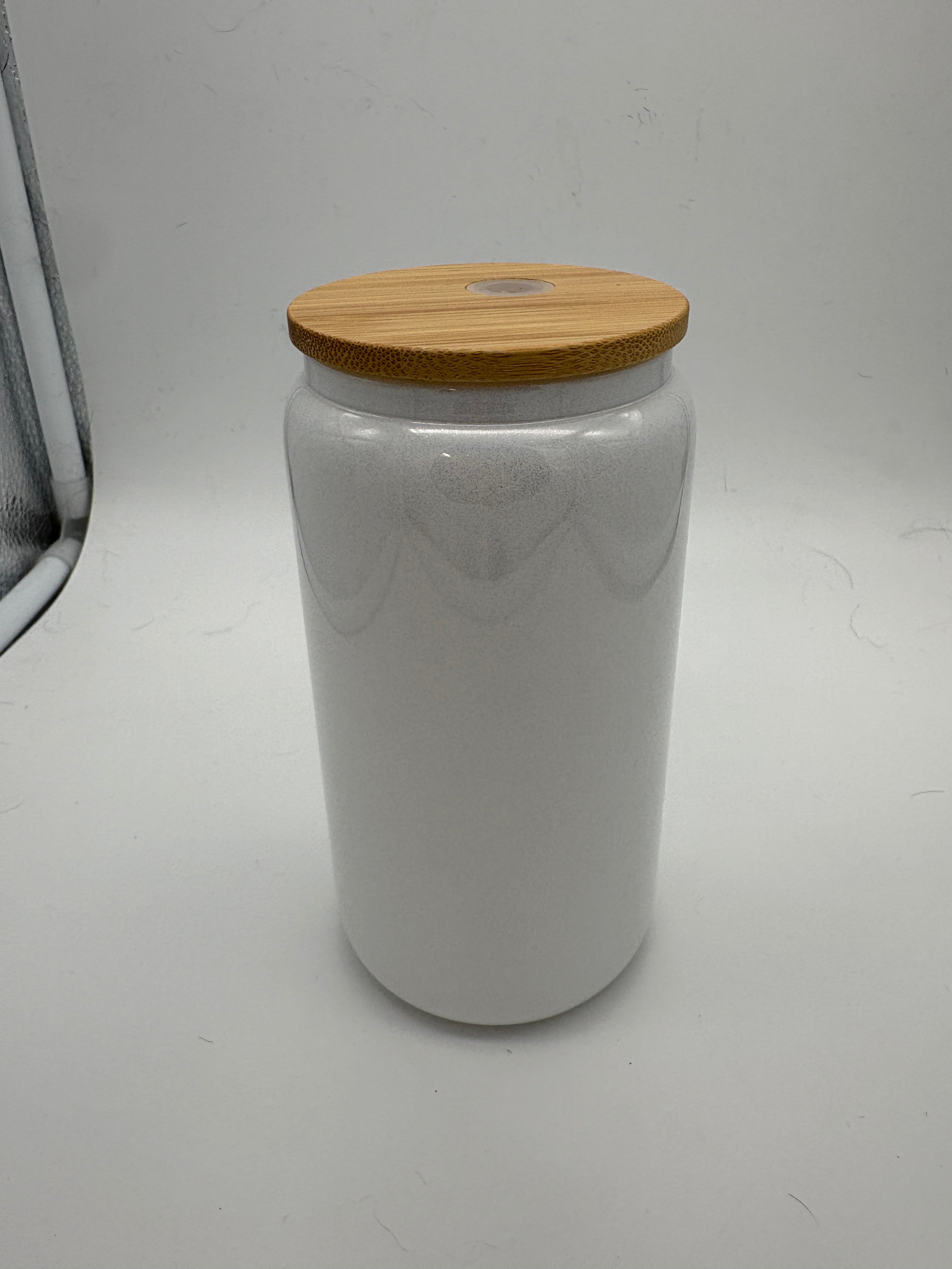16oz Glass Can- Shimmer