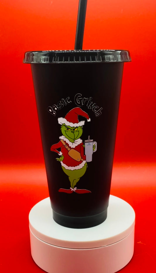 Basic Grinch 24oz cold cup