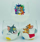 Cat & Mouse wine glass set