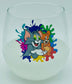 Cat & Mouse wine glass set