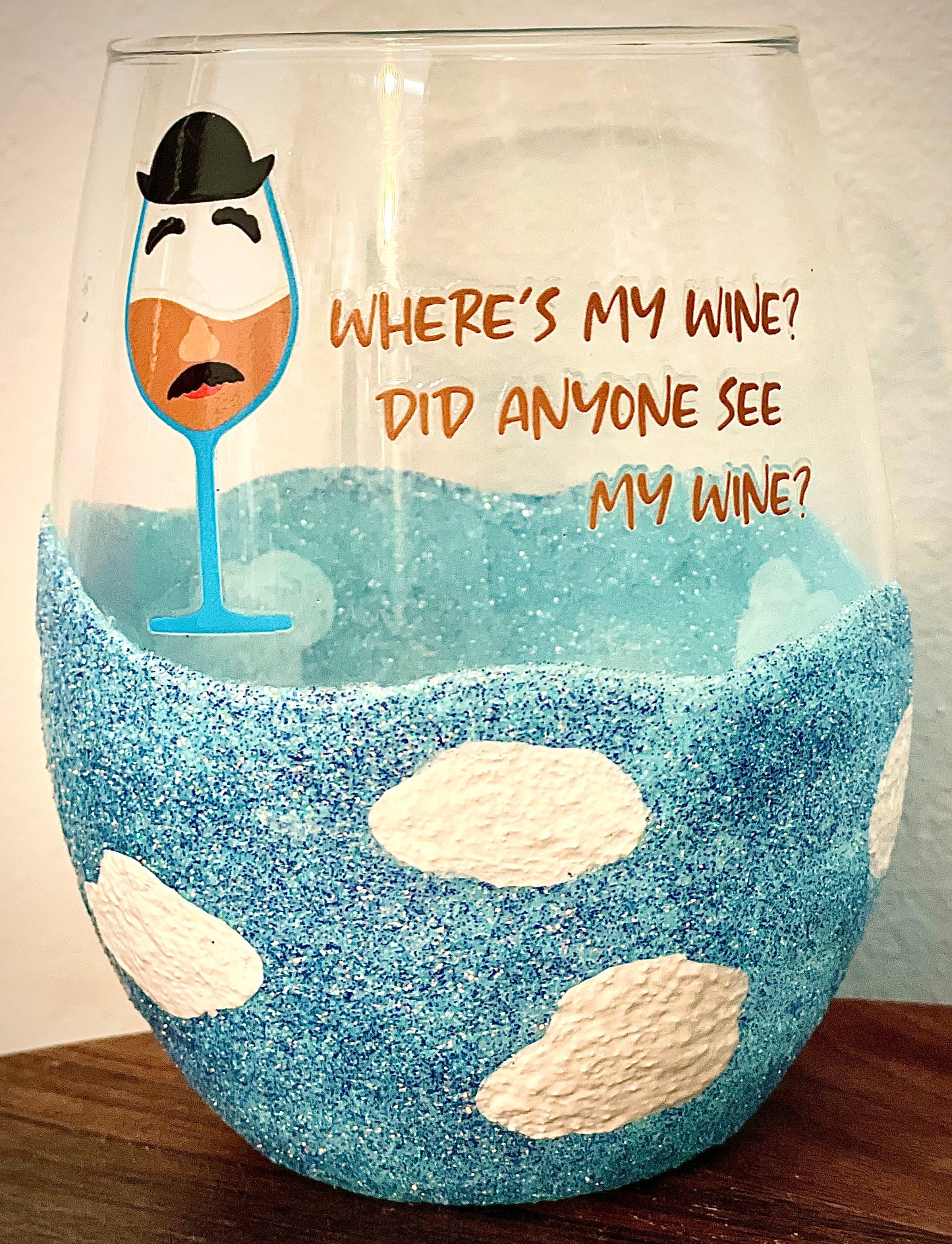 Mr. Potato Head-Toy Story inspired wine glass