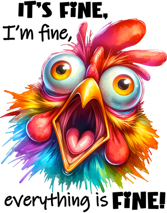 I'm Fine decal