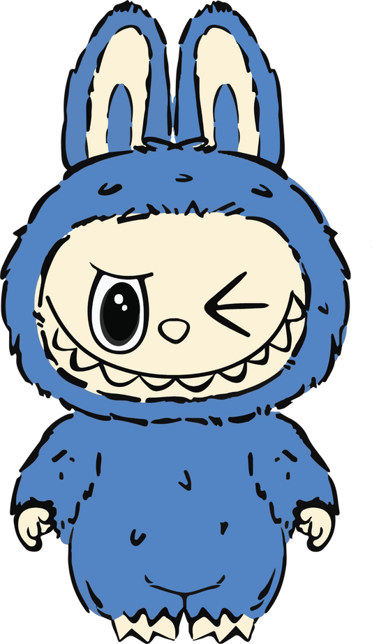 Blue Labubu