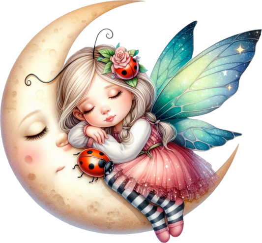 Ladybug Girl on Moon