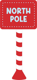 Letters To Santa Red Collection - Sign Decal