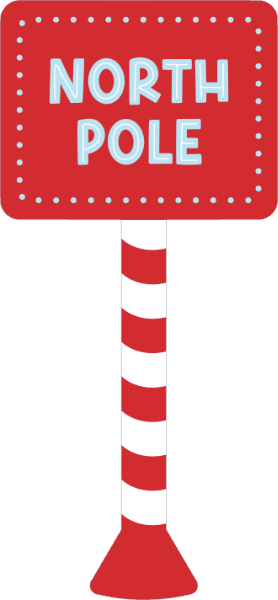 Letters To Santa Red Collection - Sign Decal